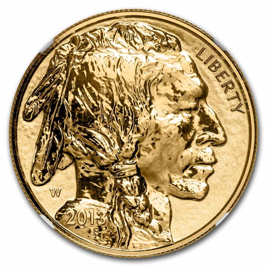 2013-W 1 oz Reverse Proof Gold Buffalo